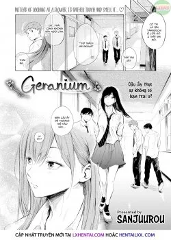 Geranium - Bìa truyện