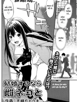 Bìa truyện If It’s Getting Married, A Catgirl