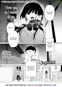 Khi Tuyết Bắt Đầu Tan - Bìa truyện