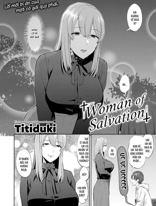 Người Phụ Nữ Của Sự Cứu Rỗi - Bìa truyện