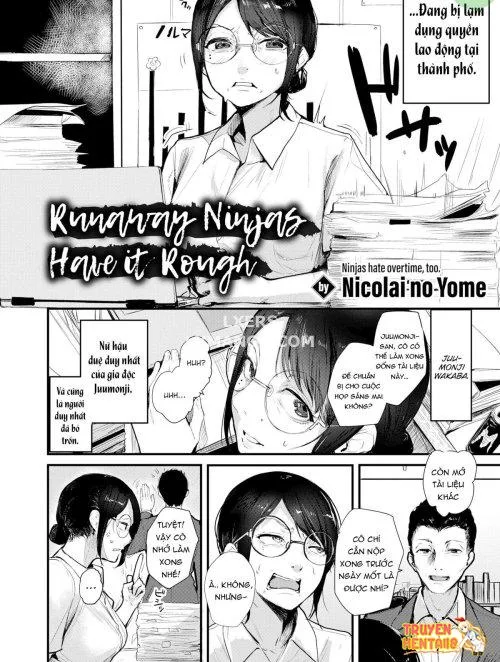 Runaway Ninjas Have It Rough - Bìa truyện