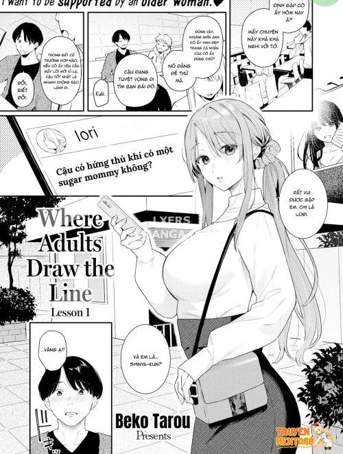 Where Adults Draw The Line - Bìa truyện