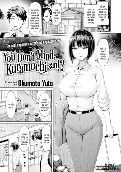 Bìa truyện You Don’t Mind, Kuramochi-san!?