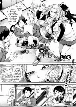 Bìa truyện Nhóc Lớp Dưới Giả Gái Và Bà Chị Ghét Đàn Ông